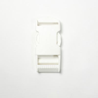 1 x 25mm White Plastic Side Release Buckles