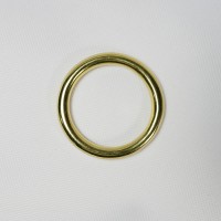 Polished Cast Solid Brass Ring - 40mm