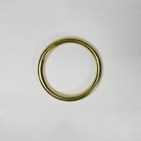 Polished Cast Solid Brass Ring - 50mm
