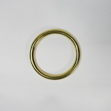 Polished Cast Solid Brass Ring - 50mm