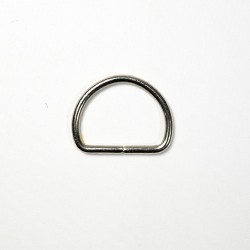 Metal D Ring - 30mm Chrome