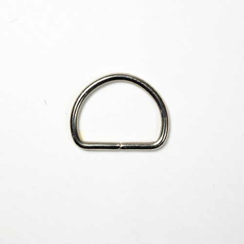 Metal D Ring - 30mm Chrome