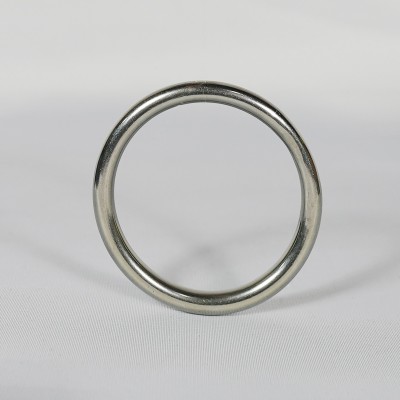 Polished Cast Solid Chrome Ring - 50mm