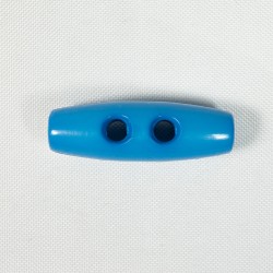 Blue Plastic Toggle - 39mm - 1pc