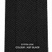 Cotton Look Stair Runner & Carpet Edge Binding Tape 120mm - Herringbone - Black - Polyester