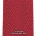 Cotton Look Stair Runner & Carpet Edge Binding Tape 120mm - Herringbone - Red - Polyester