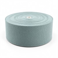 Cotton Look Stair Runner & Carpet Edge Binding Tape 120mm - Basket Weave - Duck Egg - Polyester