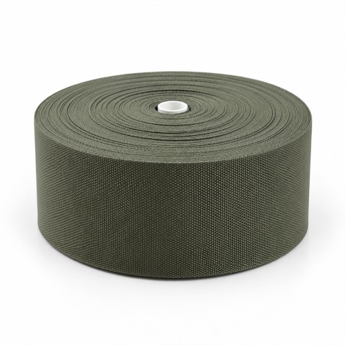 Cotton Look Stair Runner & Carpet Edge Binding Tape 120mm - Basket Weave - Olive - Polyester Cotton Look Stair Runner & Carpet Edge Binding Tape 120mm - Basket Weave - Olive - Polyester
