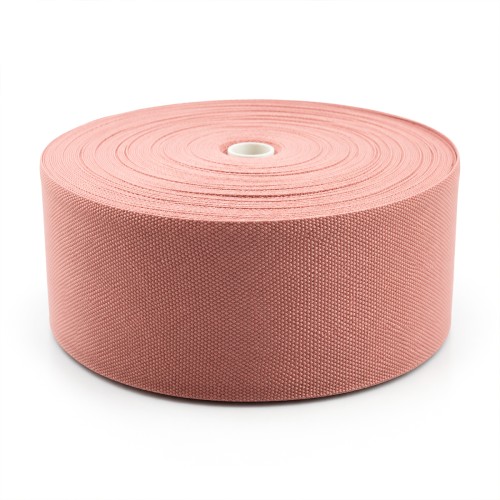 Cotton Look Stair Runner & Carpet Edge Binding Tape 120mm - Basket Weave - Salmon - Polyester Cotton Look Stair Runner & Carpet Edge Binding Tape 120mm - Basket Weave - Salmon - Polyester