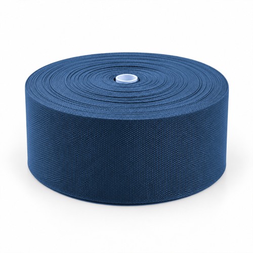 Cotton Look Stair Runner & Carpet Edge Binding Tape 120mm - Basket Weave - Royal - Polyester Cotton Look Stair Runner & Carpet Edge Binding Tape 120mm - Basket Weave - Royal - Polyester