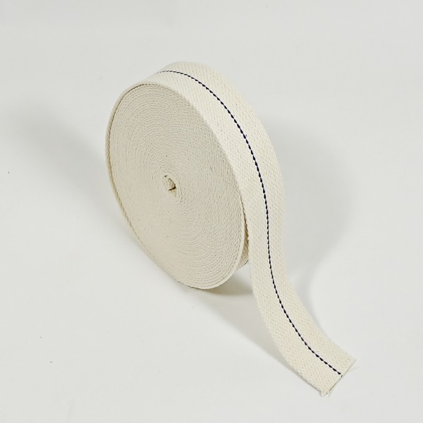 Cotton Wick 1 inch wide 25mm - 10 mtr Roll