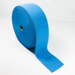 Turquoise Elastic Soft corded flat 100mm wide - Pe...
