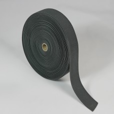 Grey Elastic Soft corded flat 25mm wide x 25mtr - ROLL