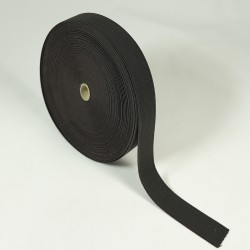 DK Brown Elastic Roll Soft corded flat elastic 25mm wide x 25mtr - ROLL