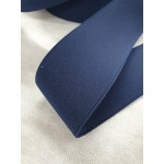 Navy Elastic Soft corded flat elastic 50mm wide x ...