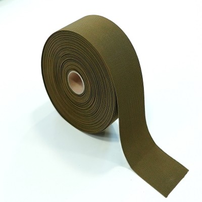 Coyote - Soft corded flat elastic 50mm wide x 25mtr ROLL