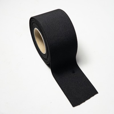 Black flat elastic  50mm wide x 25mtr ROLL