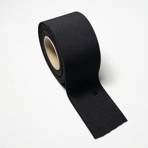 Black flat elastic 50mm wide x 25mtr ROLL Black flat elastic 50mm wide x 25mtr ROLL