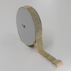 Glitter Elastic Gold - 40mm wide