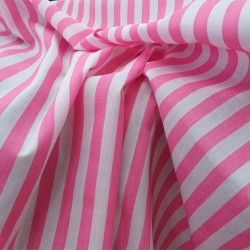 Polycotton Stripe Fabric - 15mtr Roll