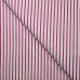 Polycotton Pin Stripe Fabric - Red