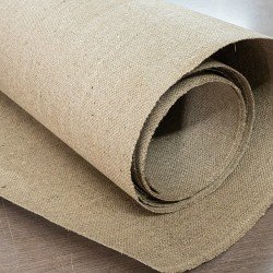 Stiff Hessian Buckram Fabric - 50mtr Roll Stiff Hessian Buckram Fabric - 50mtr Roll