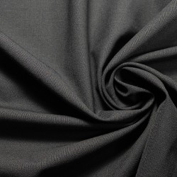 Premium Woollen Stretch Suiting Fabric - Black