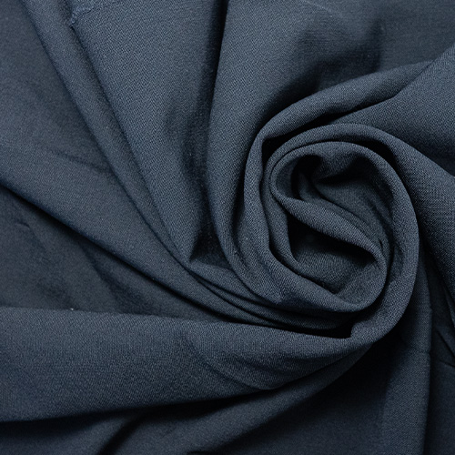 Premium Woollen Stretch Suiting Fabric - Navy