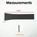 10pcs - Neoprene Pre Cut Strips - Black