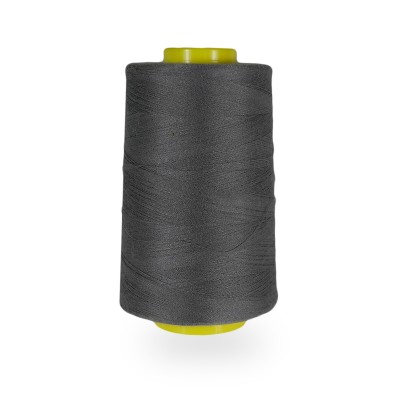 Dark Grey Sewing Thread Cone - 5000 Mtr