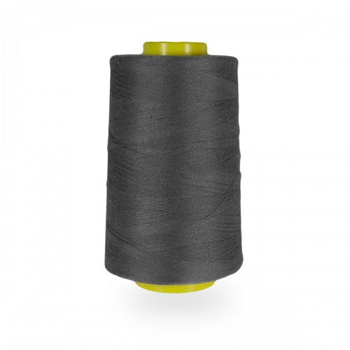 Dark Grey Sewing Thread Cone - 5000 Mtr