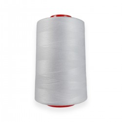 White Sewing Thread Cone - 5000 Yds