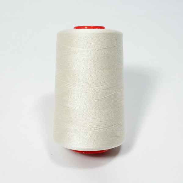 Ivory Sewing Thread Cone - 5000 Mtr