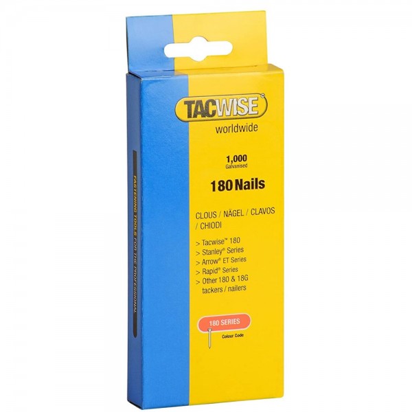 Tacwise 180/20mm 18g Nails - 1000 Pack