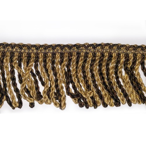 Gold Brown Bullion Fringe Trimming