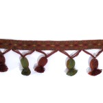 Red Green Closed Tassel Trimming