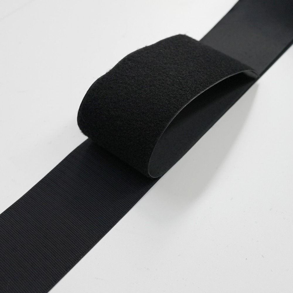 Black VELCRO® Brand 50mm Wide Velcro Hook & Loop Tape (KBT-N2021/02022-1- 50mm Black) £3.99