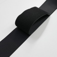 Black VELCRO® Brand 100mm Wide Velcro Hook & Loop Tape