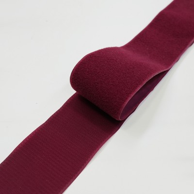 Wine VELCRO® Brand 100mm Wide Velcro Hook & Loop Tape