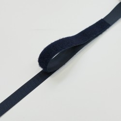 Navy VELCRO® 20mm Wide Hook & Loop Tape - Per Mtr