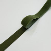 Olive VELCRO® Sew on 50mm Wide Velcro Hook & Loop Tape - Per mtr