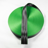 Audi Green Edge Car Seat Belt Webbing - 47mm