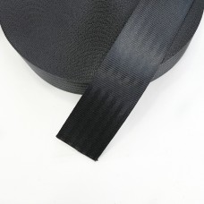 Car Seat Belt Webbing - 48mm - Black