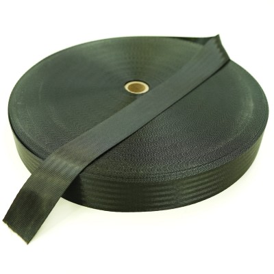 Car Seat Belt Webbing - 48mm - Olive