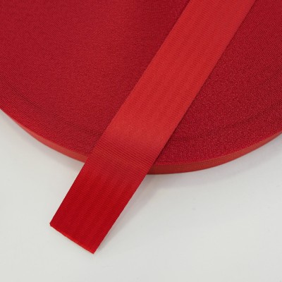 Car Seat Belt Webbing - 48mm - Red 