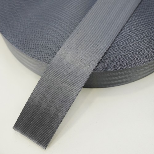 Car Seat Belt Webbing - 48mm - Grey