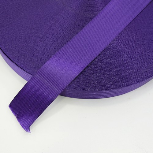 Car Seat Belt Webbing - 48mm - Violet