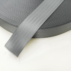 Car Seat Belt Webbing - 48mm - Silver Grey