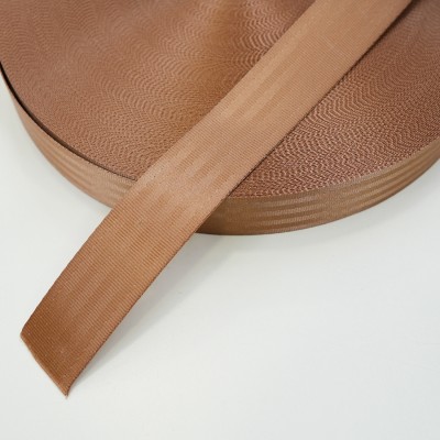 Car Seat Belt Webbing - 48mm - Tan