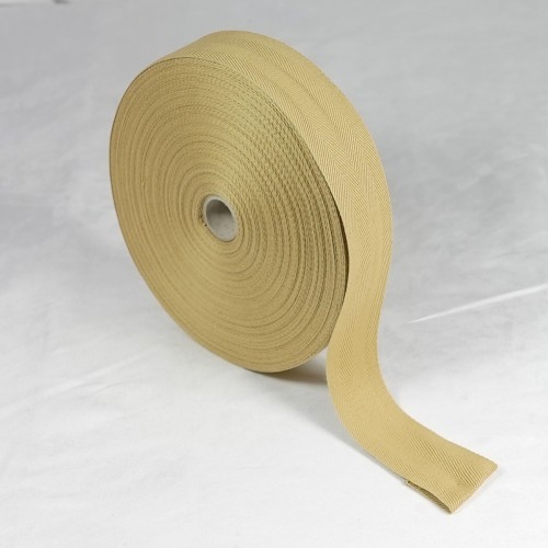 Herringbone Apron Tape - 38mm - 50mtr ROLL -  Fawn